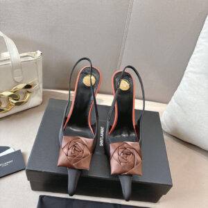 Saint Laurent 2025 Autumn/Winter Ready to Wear Flower Collection High Heels for Fashion Shows High heels: 10.5cm