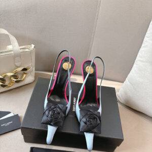 Saint Laurent 2025 Autumn/Winter Ready to Wear Flower Collection High Heels for Fashion Shows High heels: 10.5cm