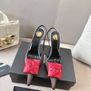 Saint Laurent 2025 Autumn/Winter Ready to Wear Flower Collection High Heels for Fashion Shows High heels: 10.5cm