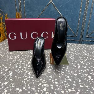 Gucci 2025 Latest Spring Summer Fashion Shows Half dragging High heels: 10.5cm