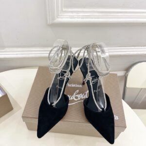 Christian Louboutin 2025 classics Latest JUST JEWEL Crystal Diamond High Heel Sandals Series High heels: 8.5cm